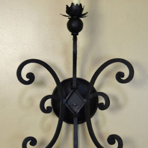 iron european sconce floral sconce iron french style sconce