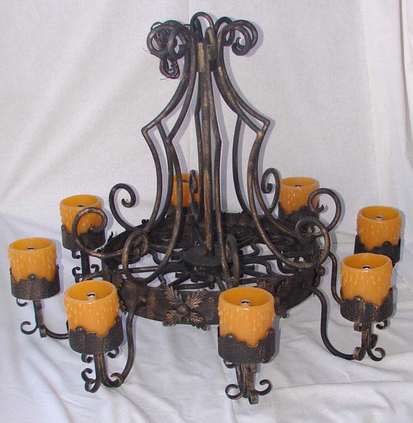 rustic round iron chandelier iron leaf chandelier rot iron chandeliers